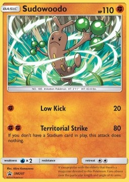 Sudowoodo - SM Black Star Promos (Promo) [SM-207] Main image