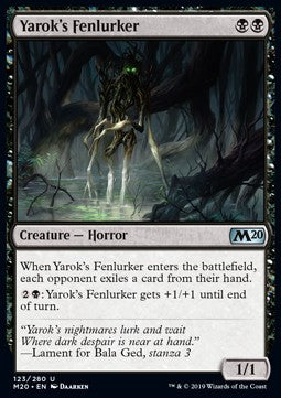 Yarok's Fenlurker - Core 2020 (Uncommon) [M20-123] Immagine principale del prodotto