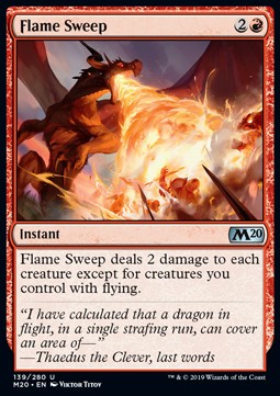 Flame Sweep - Core 2020 (Uncommon) [M20-139]
