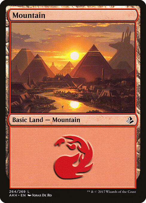 Mountain – Amonkhet (AKH-264) Magic: The Gathering card