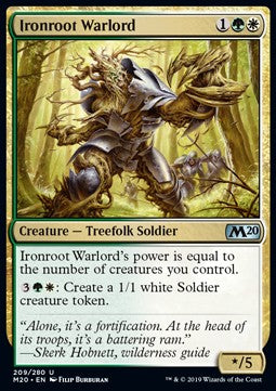 Ironroot Warlord - Core 2020 (Uncommon) [M20-209] Main image