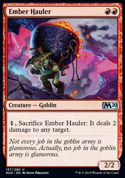 Ember Hauler - Core 2020 (Uncommon) [M20-137] Immagine principale del prodotto