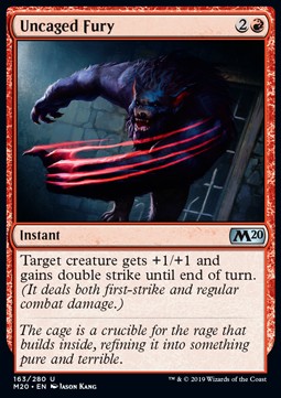 Uncaged Fury - Core 2020 (Uncommon) [M20-163] Immagine principale del prodotto