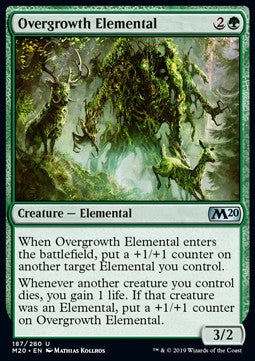 Overgrowth Elemental - Core 2020 (Uncommon) [M20-187] Hauptbild