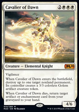 Cavalier of Dawn - Core 2020 (Mythic) [M20-10] Immagine principale del prodotto