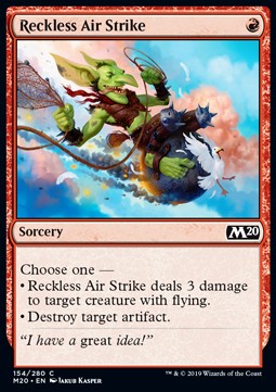 Reckless Air Strike - Core 2020 (Common) [M20-154] Immagine principale del prodotto