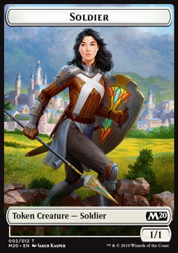 Soldier Token (White 1/1) - Core 2020 (Token) [M20-T02] Immagine principale del prodotto