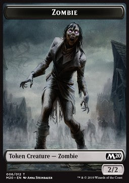 Zombie Token (Black 2/2) - Core 2020 (Token) [M20-T06] Immagine principale del prodotto