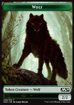 Wolf Token (Green 2/2) - Core 2020 (Token) [M20-T08] Immagine principale del prodotto