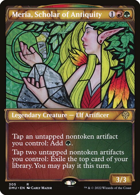 Meria, Scholar of Antiquity – Dominaria United (DMU-305) Magic: The Gathering card | LC-REM-20260804-15369845801292-378b99b7-9b7b-4596-b41e-641ff4630d99