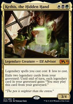Kethis, the Hidden Hand - Core 2020 (Mythic) [M20-211] Imagen principal del producto
