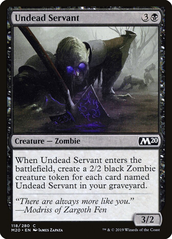 Undead Servant - Core 2020 (Common) [M20-118] Image principale du produit