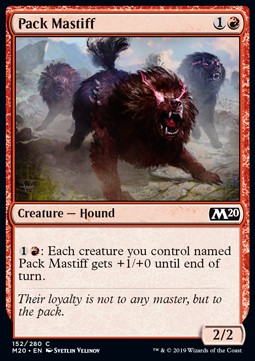 Pack Mastiff - Core 2020 (Common) [M20-152]