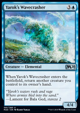 Yarok's Wavecrasher - Core 2020 (Uncommon) [M20-81] Hover Image
