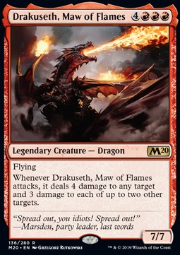Drakuseth, Maw of Flames - Core 2020 (Rare) [M20-136]
