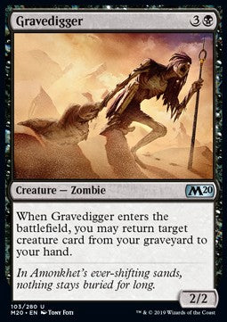 Gravedigger - Core 2020 (Uncommon) [M20-103] Immagine principale del prodotto