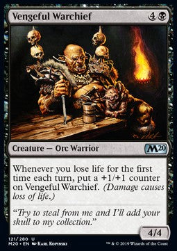 Vengeful Warchief - Core 2020 (Uncommon) [M20-121]