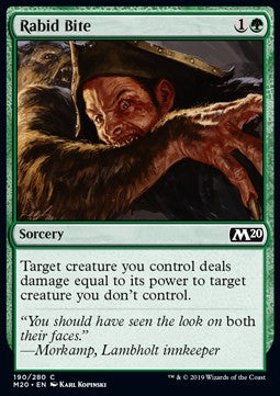 Rabid Bite - Core 2020 (Common) [M20-190] Immagine principale del prodotto
