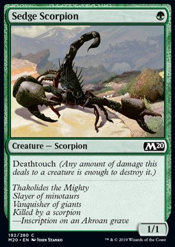 Sedge Scorpion - Core 2020 (Common) [M20-192] Imagen principal del producto