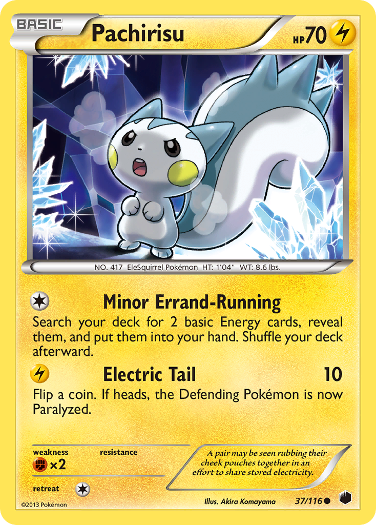 Pachirisu – Plasma Freeze 37 – Pokémon TCG single card Hoofdafbeelding