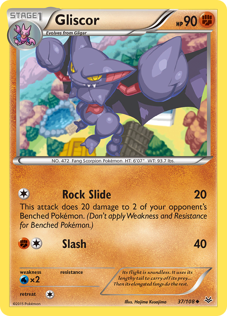 Gliscor – Roaring Skies 37 – Pokémon TCG single card Image principale du produit
