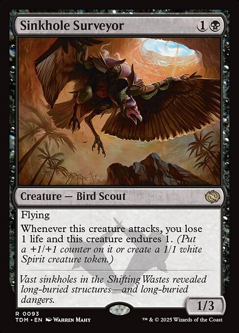 Sinkhole Surveyor – Tarkir: Dragonstorm (TDM-93) Magic: The Gathering card Hoofdafbeelding