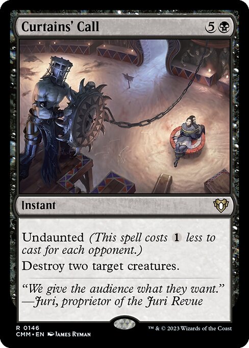 Curtains' Call – Commander Masters (CMM-146) Magic: The Gathering card Main image