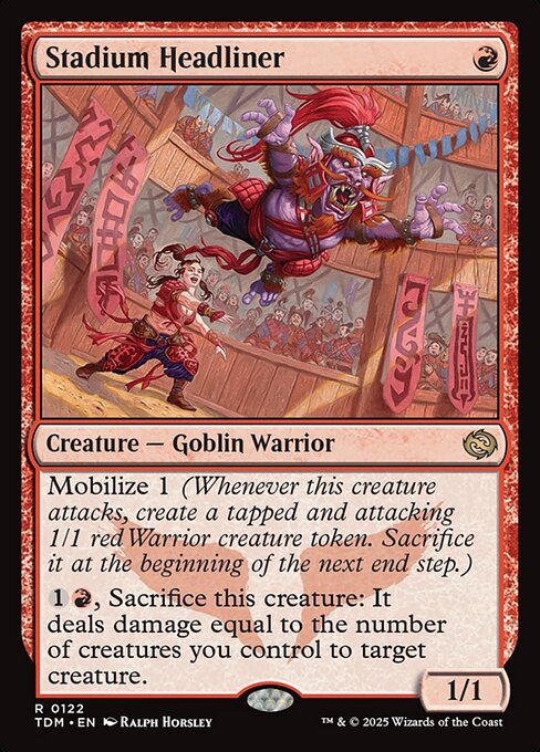 Stadium Headliner – Tarkir: Dragonstorm (TDM-122) Magic: The Gathering card