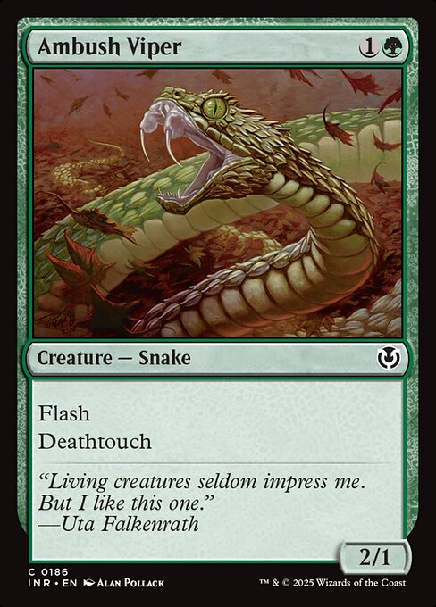 Ambush Viper – Innistrad Remastered (INR-186) Magic: The Gathering card Image principale du produit