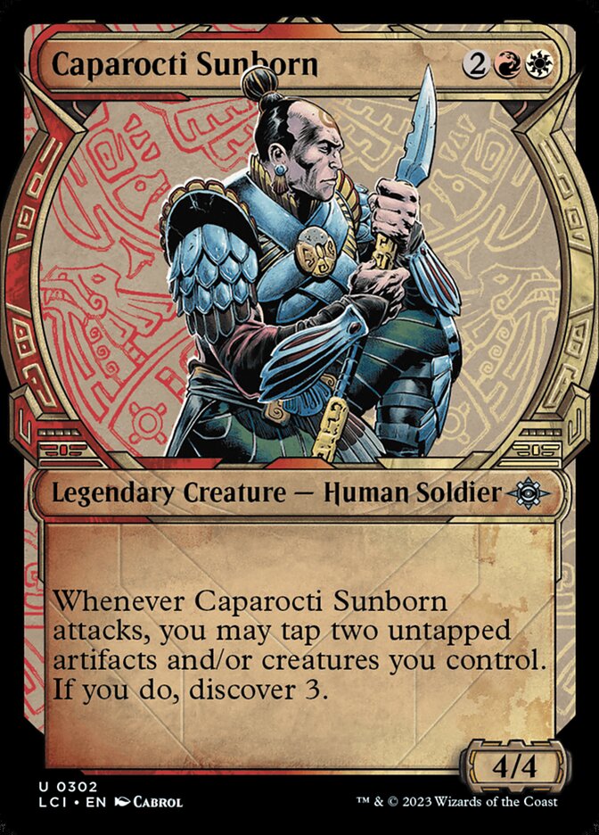 Magic-kaart Caparocti Sunborn LCI-302 uit The Lost Caverns of Ixalan (Uncommon)