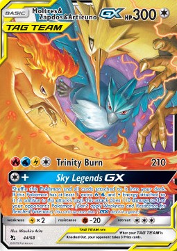Moltres & Zapdos & Articuno GX - Hidden Fates (Ultra Rare) [HIF-44] Imagen principal del producto