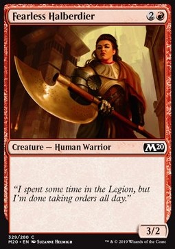 Fearless Halberdier - Core 2020: Extras (Common) [XM20-329] Main image