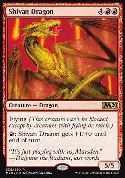Shivan Dragon - Core 2020: Extras (Rare) [XM20-335] Main image