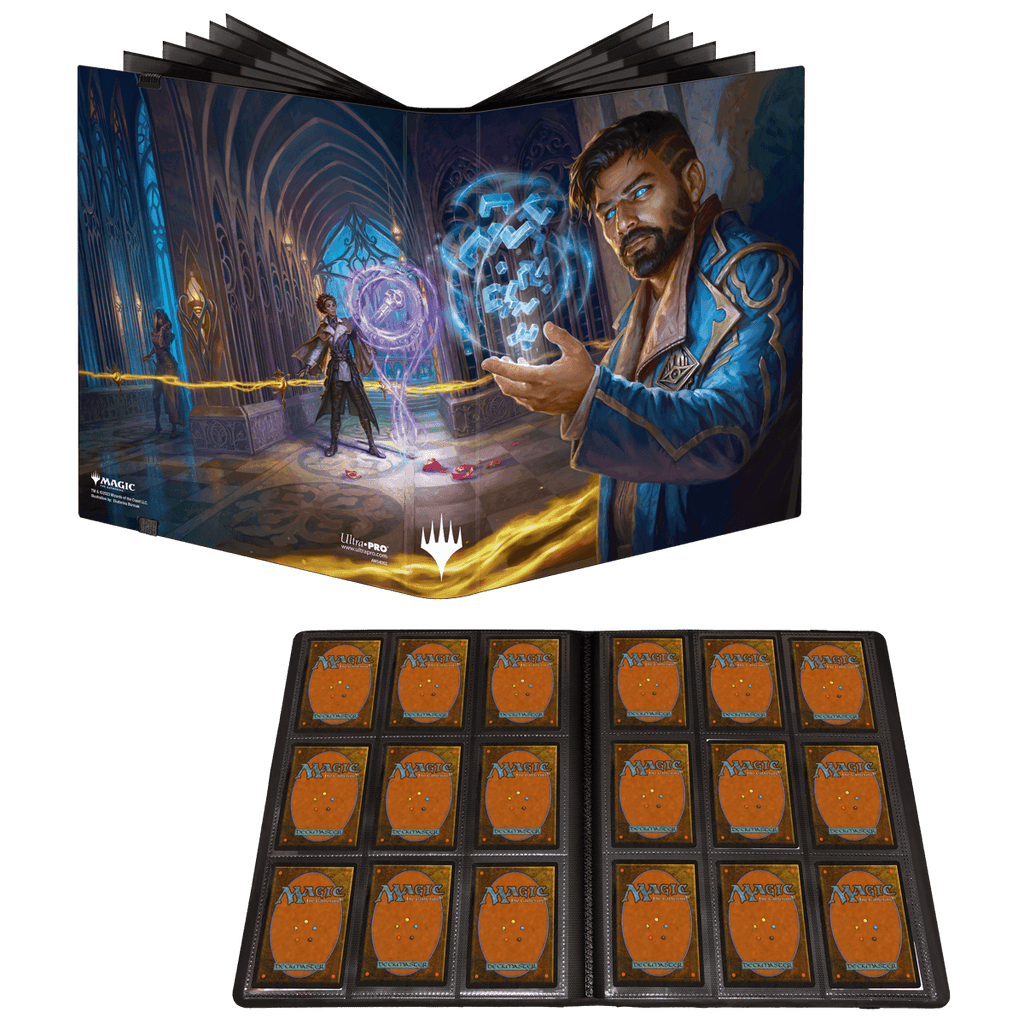 Ultra Pro 9-Pocket PRO-Binder Karlov Manor - opengeslagen met negen kaarten per kant