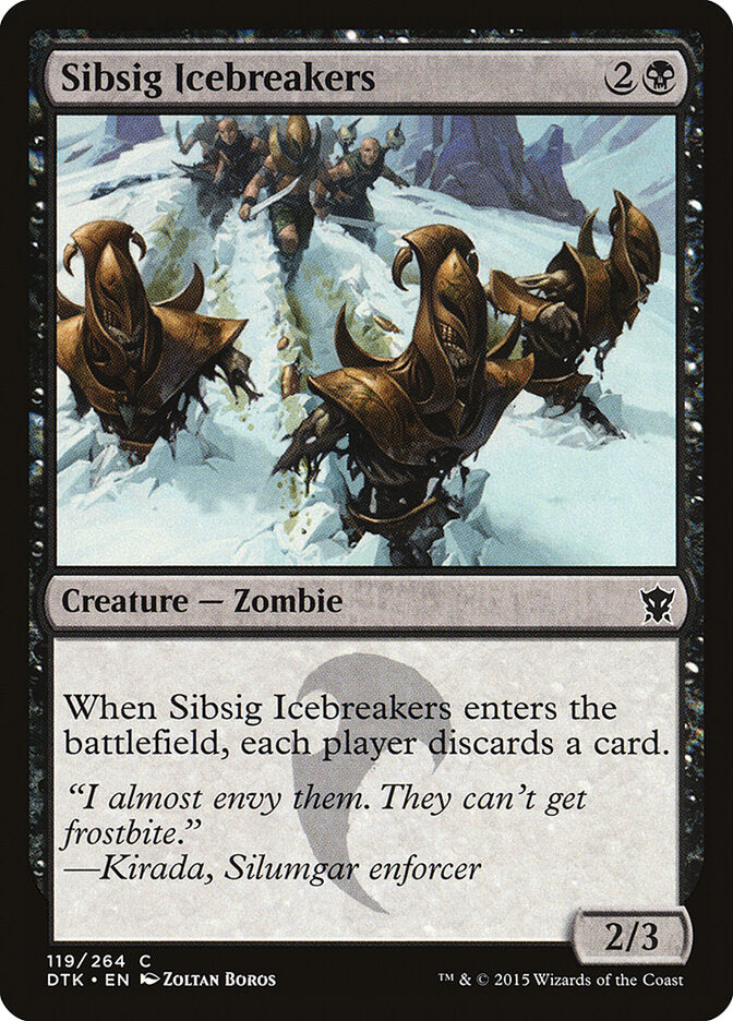 Sibsig Icebreakers - Dragons of Tarkir (Common) [DTK-119] Hoofdafbeelding
