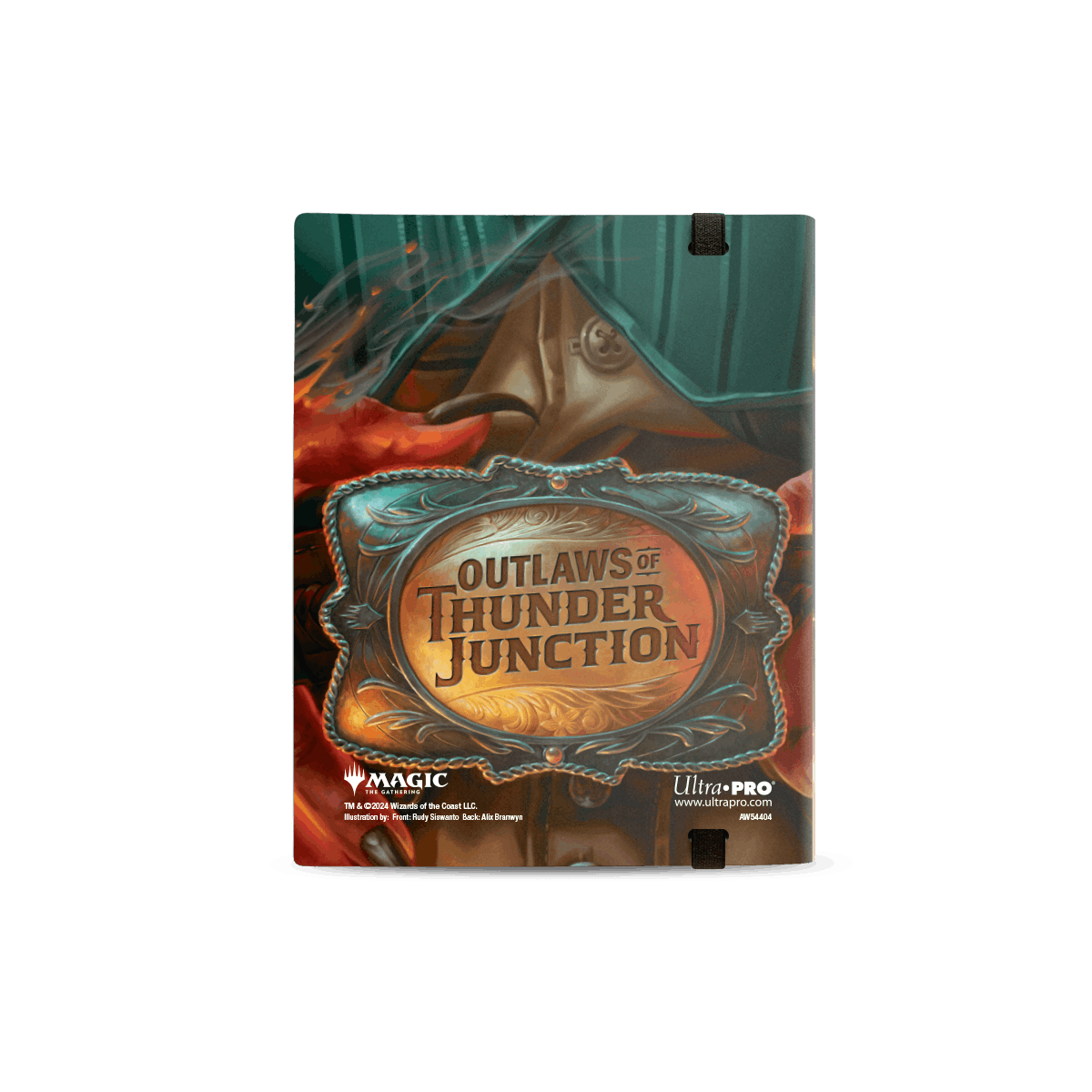 Ultra Pro 4-Pocket PRO-Binder Thunder Junction - achterkant met de riemgesp