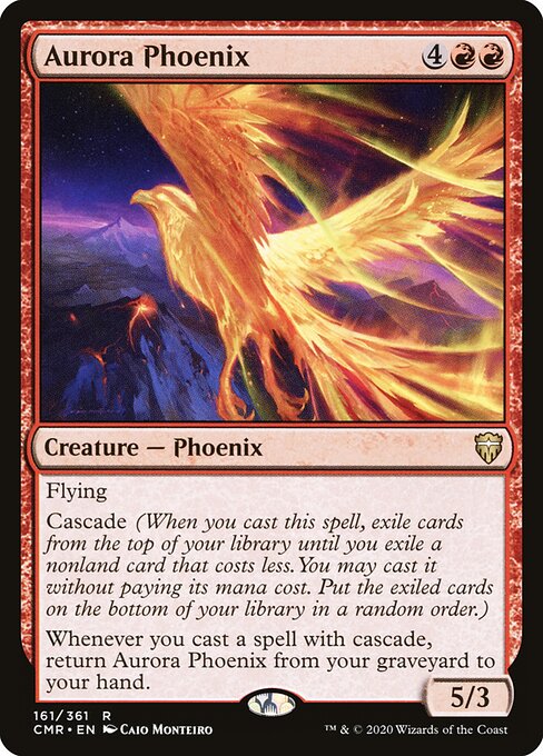 Aurora Phoenix – Commander Legends (CMR-161) Magic: The Gathering card Imagen principal del producto