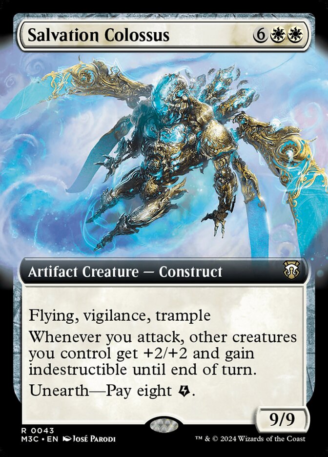 Magic-kaart Salvation Colossus M3C-43 uit Modern Horizons 3 Commander (Rare) Image principale du produit