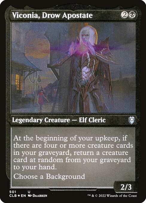 Viconia, Drow Apostate – Commander Legends: Battle for Baldur's Gate (CLB-501) Magic: The Gathering card | LC-REM-20260804-15151330296140-3842b106-0b54-485e-bb30-72ea6c4370fd