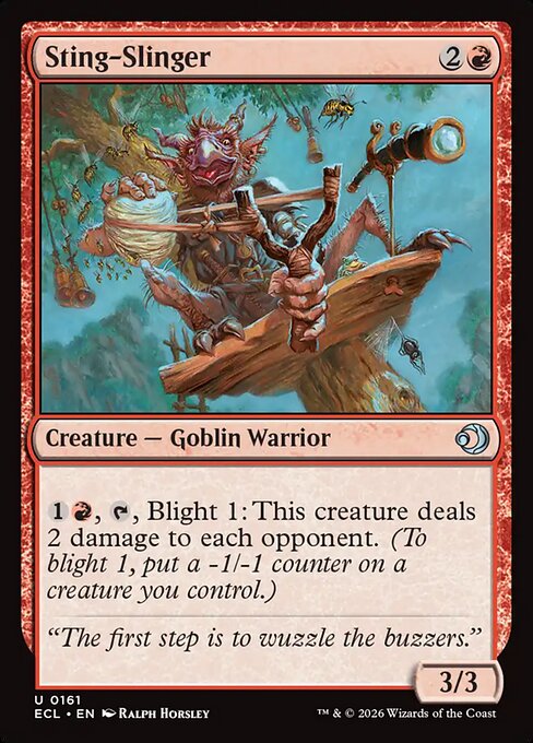 Sting-Slinger – Lorwyn Eclipsed (ECL-161) Magic: The Gathering card