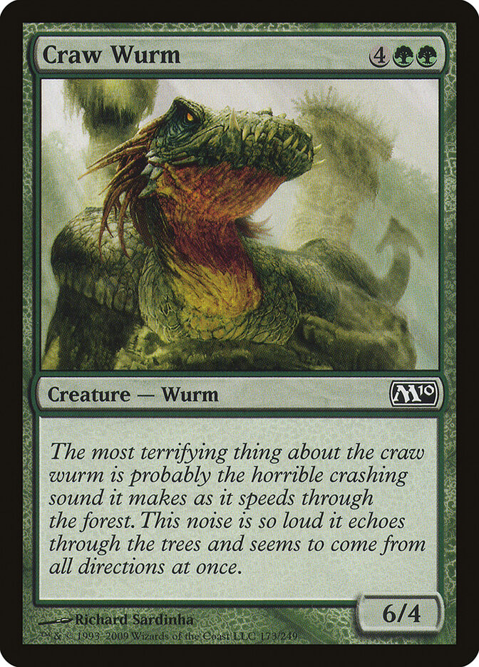 Craw Wurm - Magic 2010 (Common) [M10-173]