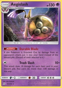 Aegislash - Unified Minds (Holo Rare) [UNM-95] Main image