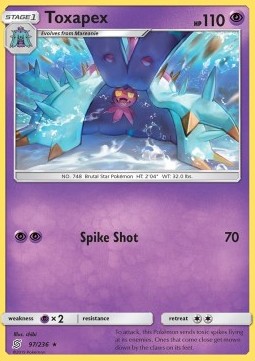 Toxapex - Unified Minds (Rare) [UNM-97] Hover Image