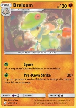 Breloom - Unified Minds (Uncommon) [UNM-108] Hover Image