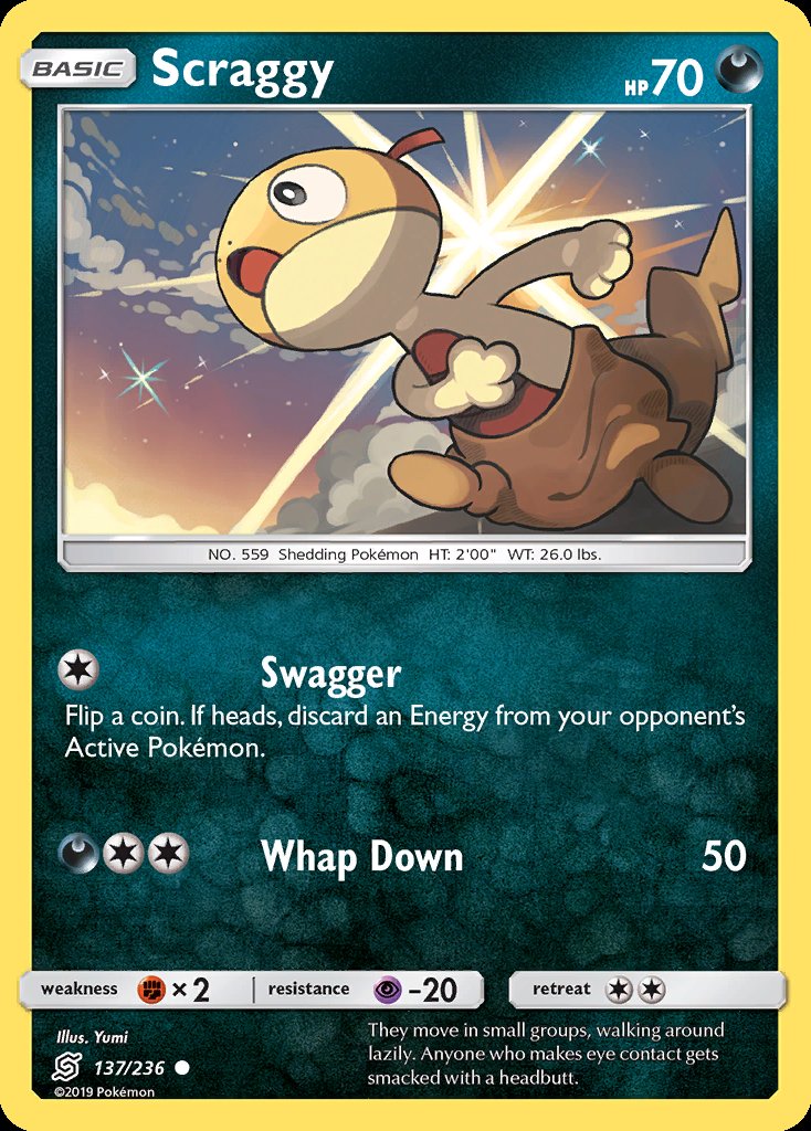 Scraggy - Unified Minds (Common) [UNM-137] Image principale du produit