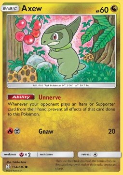 Axew - Unified Minds (Common) [UNM-154] Main image