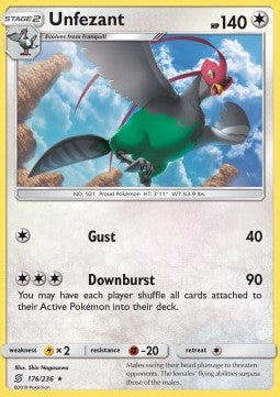 Unfezant - Unified Minds (Rare) [UNM-176] Hover Image