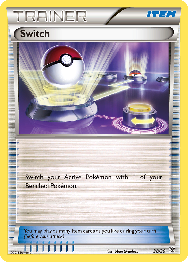 Switch – XY Kalos Starter Set 38 – Pokémon TCG single card