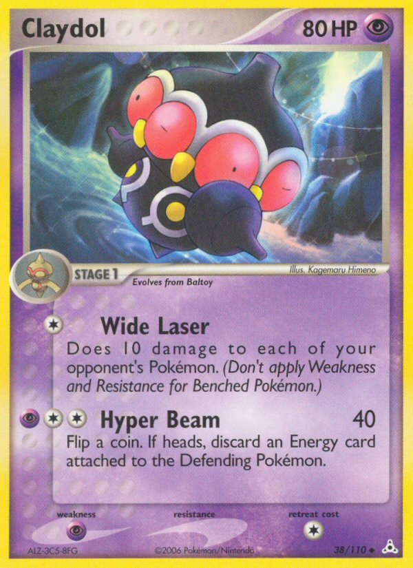 Claydol – EX Holon Phantoms 38 – Pokémon TCG single card Main image