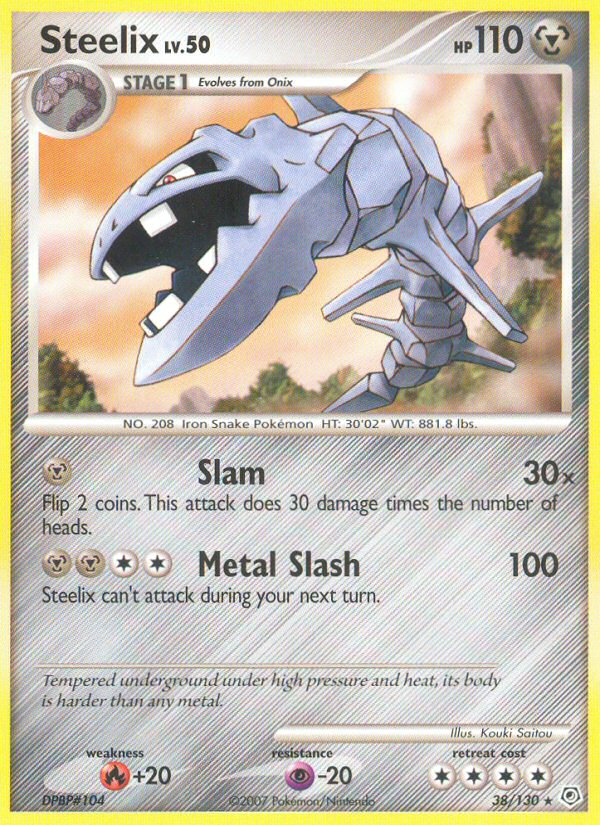 Steelix Lv.50 – Diamond & Pearl 38 – Pokémon TCG single card Hoofdafbeelding
